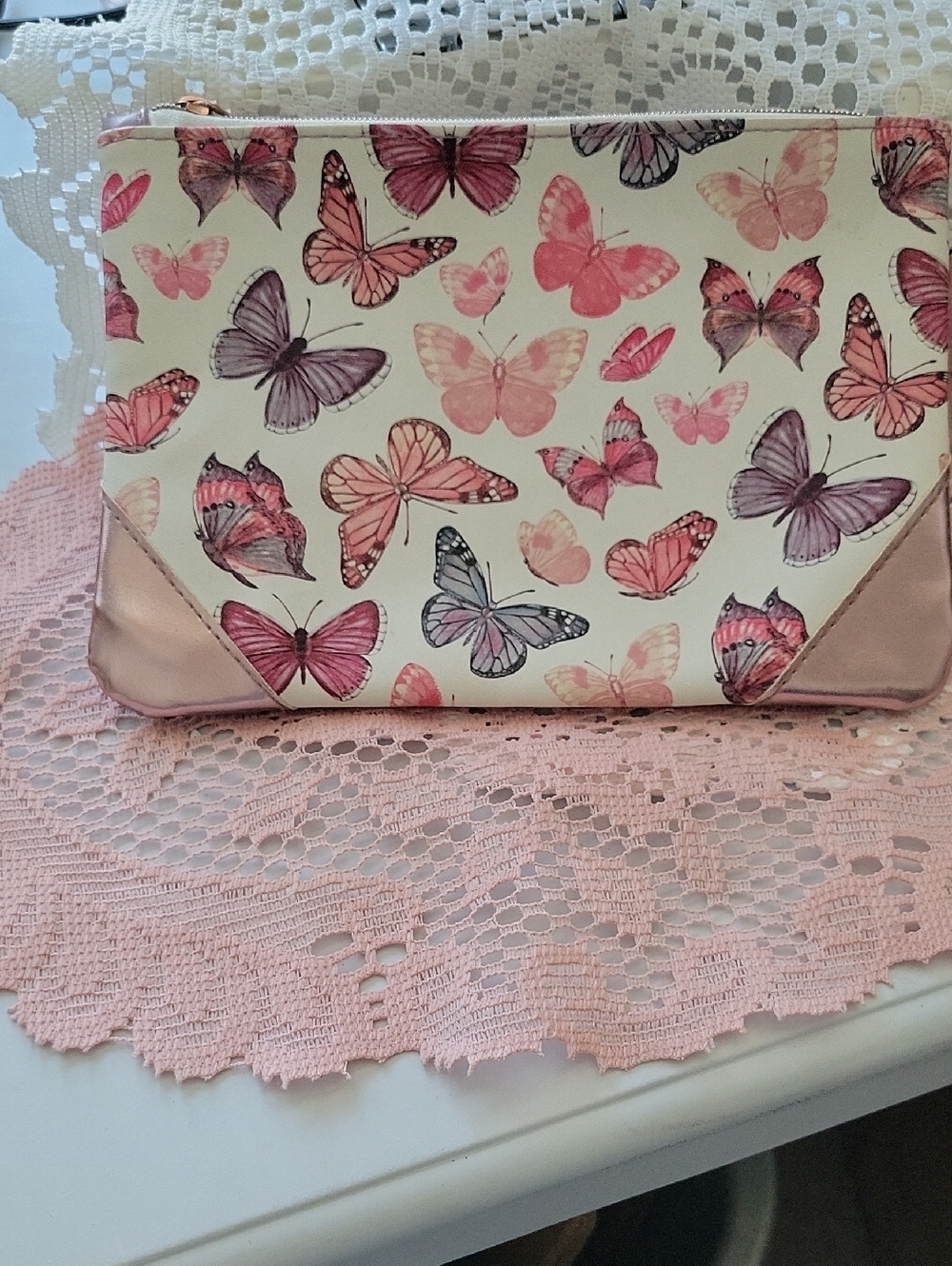 Ipsy butterfly cosmetic bag
